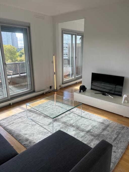 Tour Eiffel Terrasse Vue Seine Apartment Париж Екстериор снимка